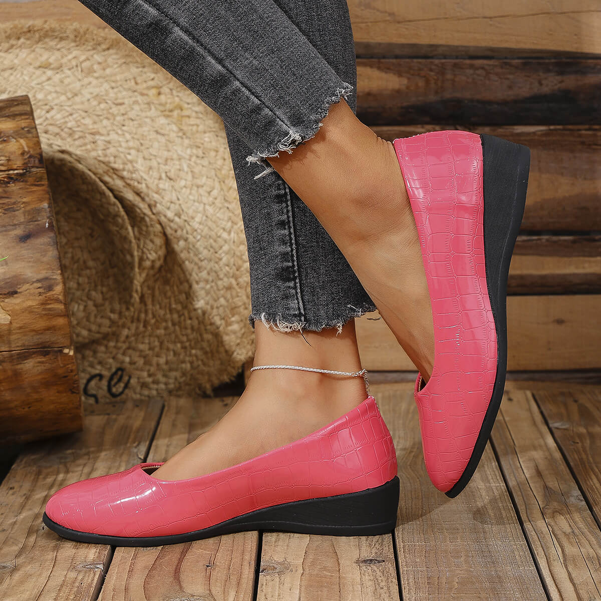 Elegante Keil-Ballerinas für Damen: Stilvoll & bequem
