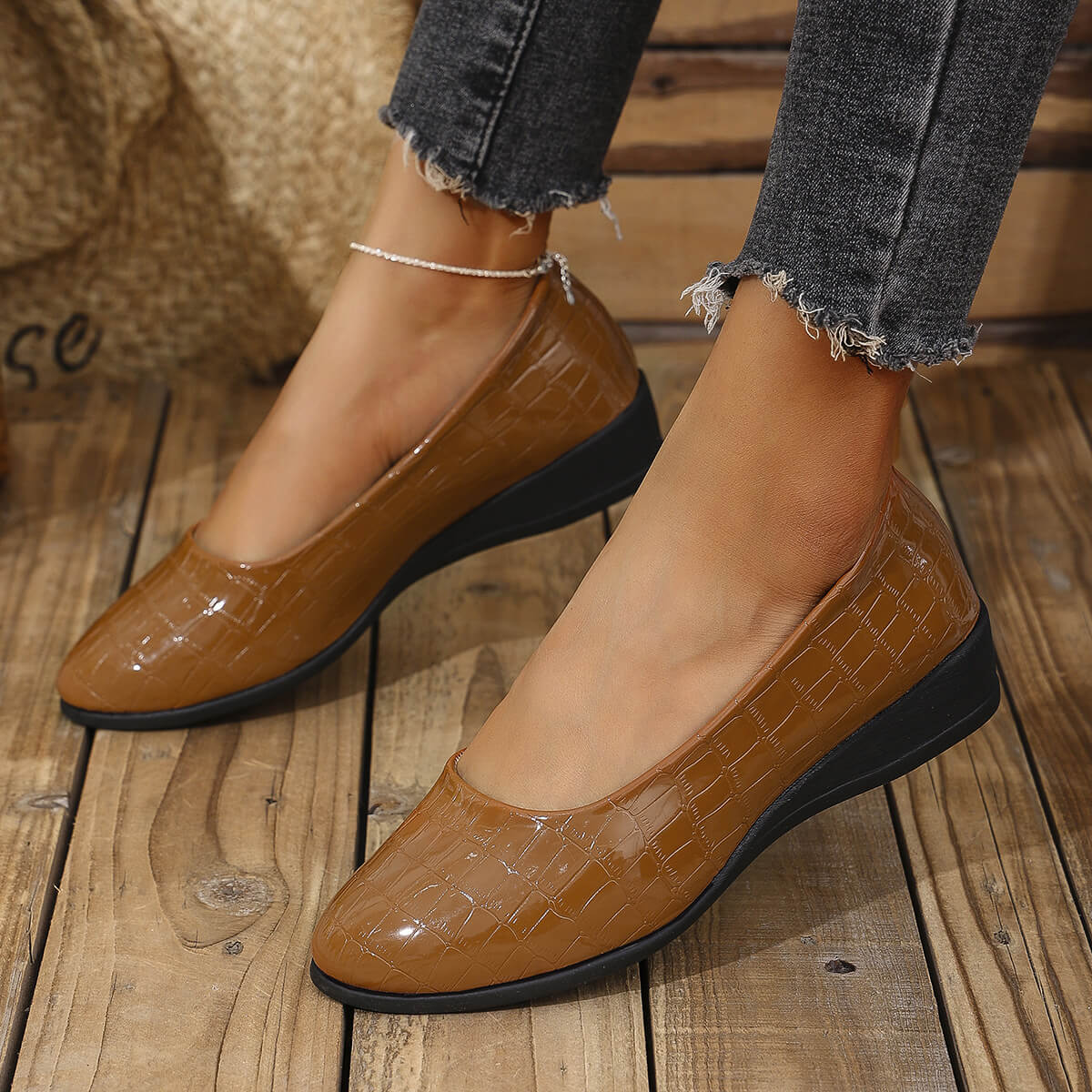 Elegante Keil-Ballerinas für Damen: Stilvoll & bequem