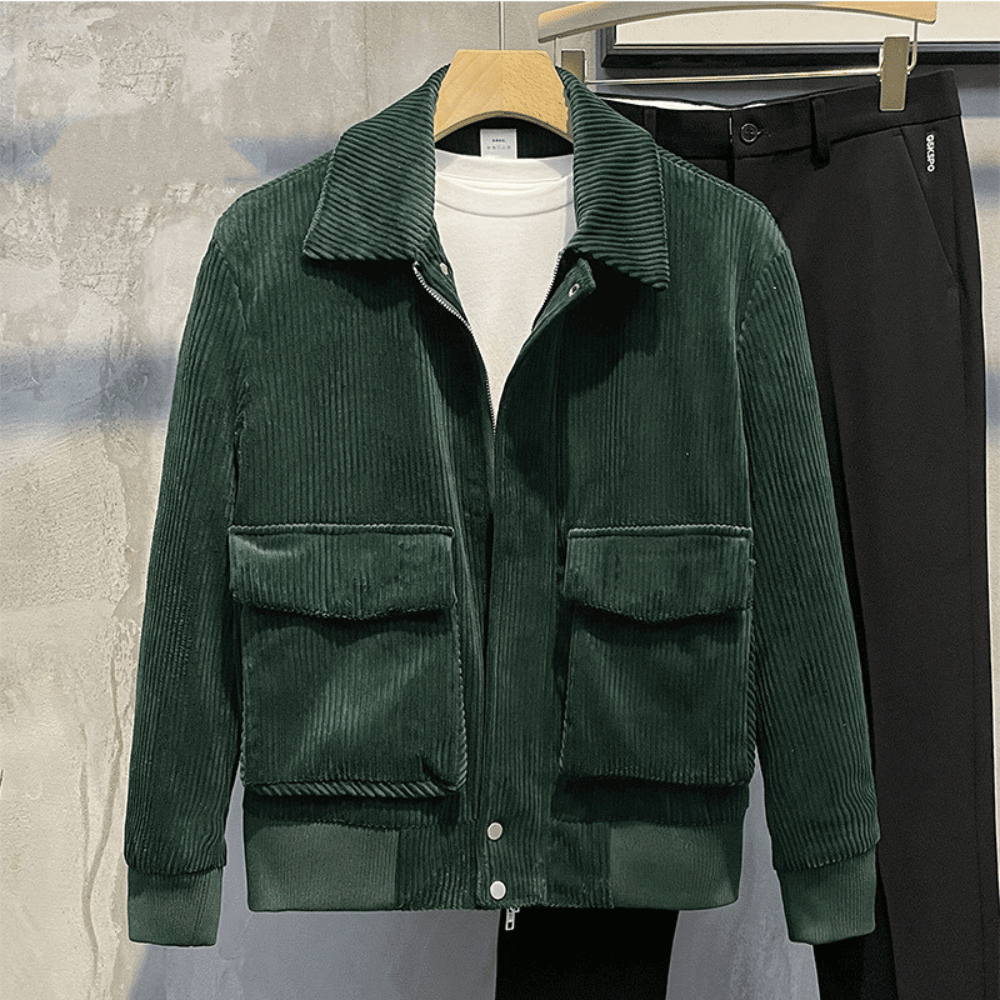 Stilvolle Cordjacke für Herren - Ideal für den Frühling