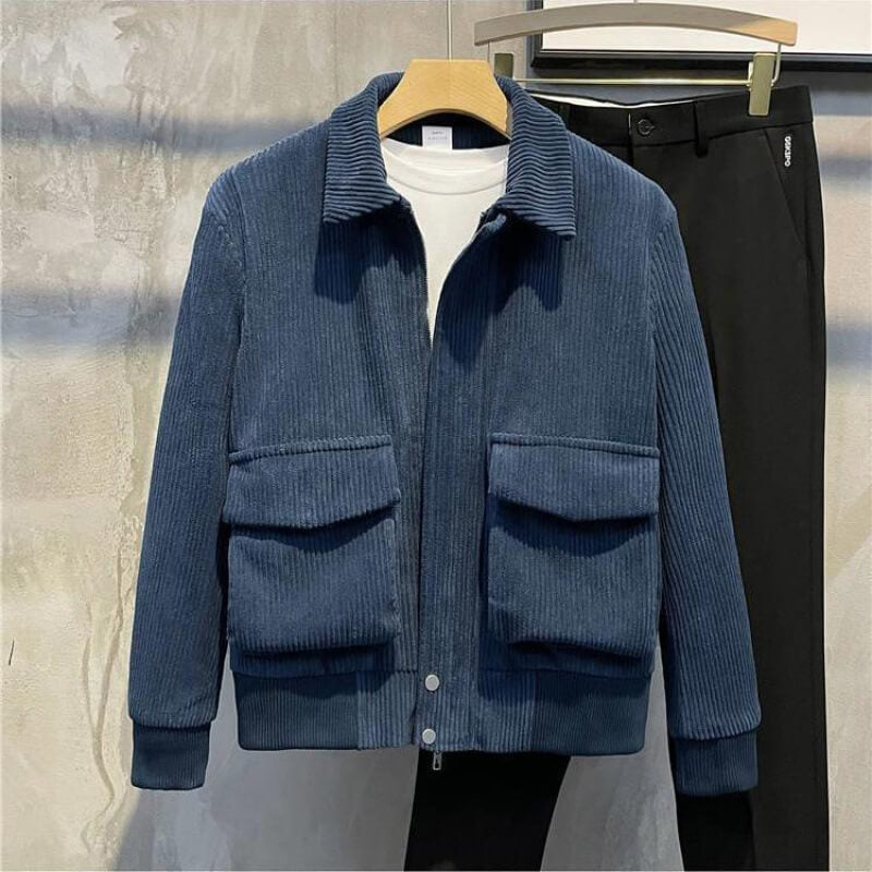 Stilvolle Cordjacke für Herren - Ideal für den Frühling