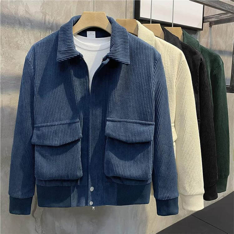 Stilvolle Cordjacke für Herren - Ideal für den Frühling