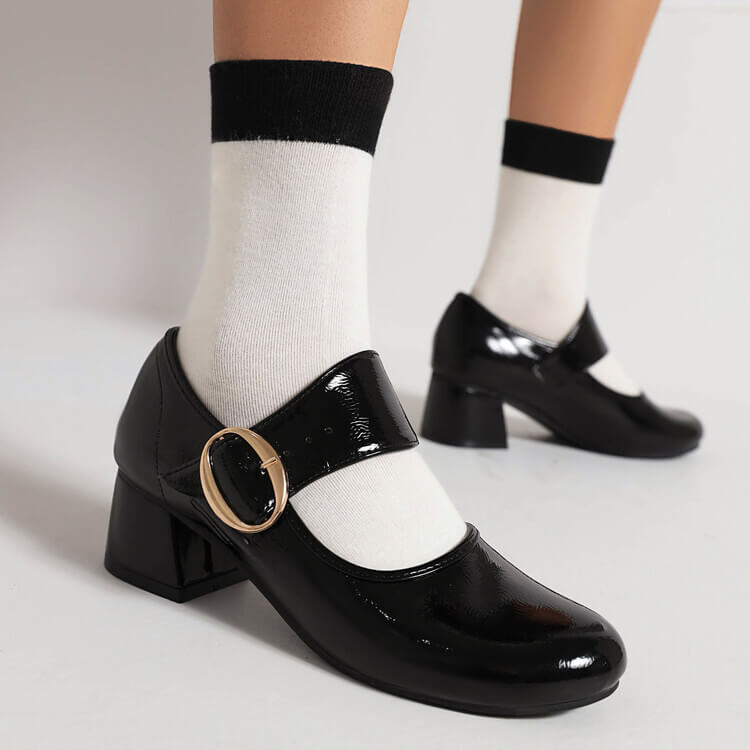 Vintage-Riemchenpumps für Damen: Feminine Eleganz mit Retro-Flair