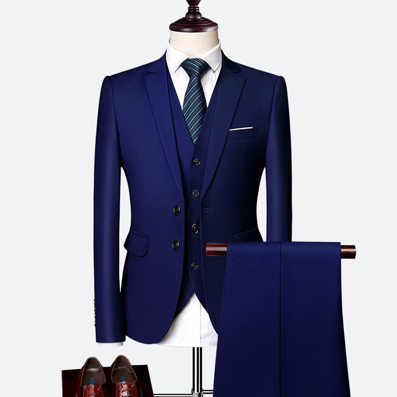 Eleganter dreiteiliger Anzug für Herren – Klassische Eleganz für besondere Anlässe