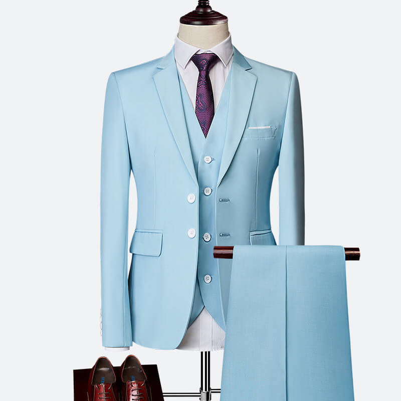 Eleganter dreiteiliger Anzug für Herren – Klassische Eleganz für besondere Anlässe