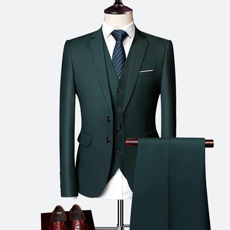 Eleganter dreiteiliger Anzug für Herren – Klassische Eleganz für besondere Anlässe
