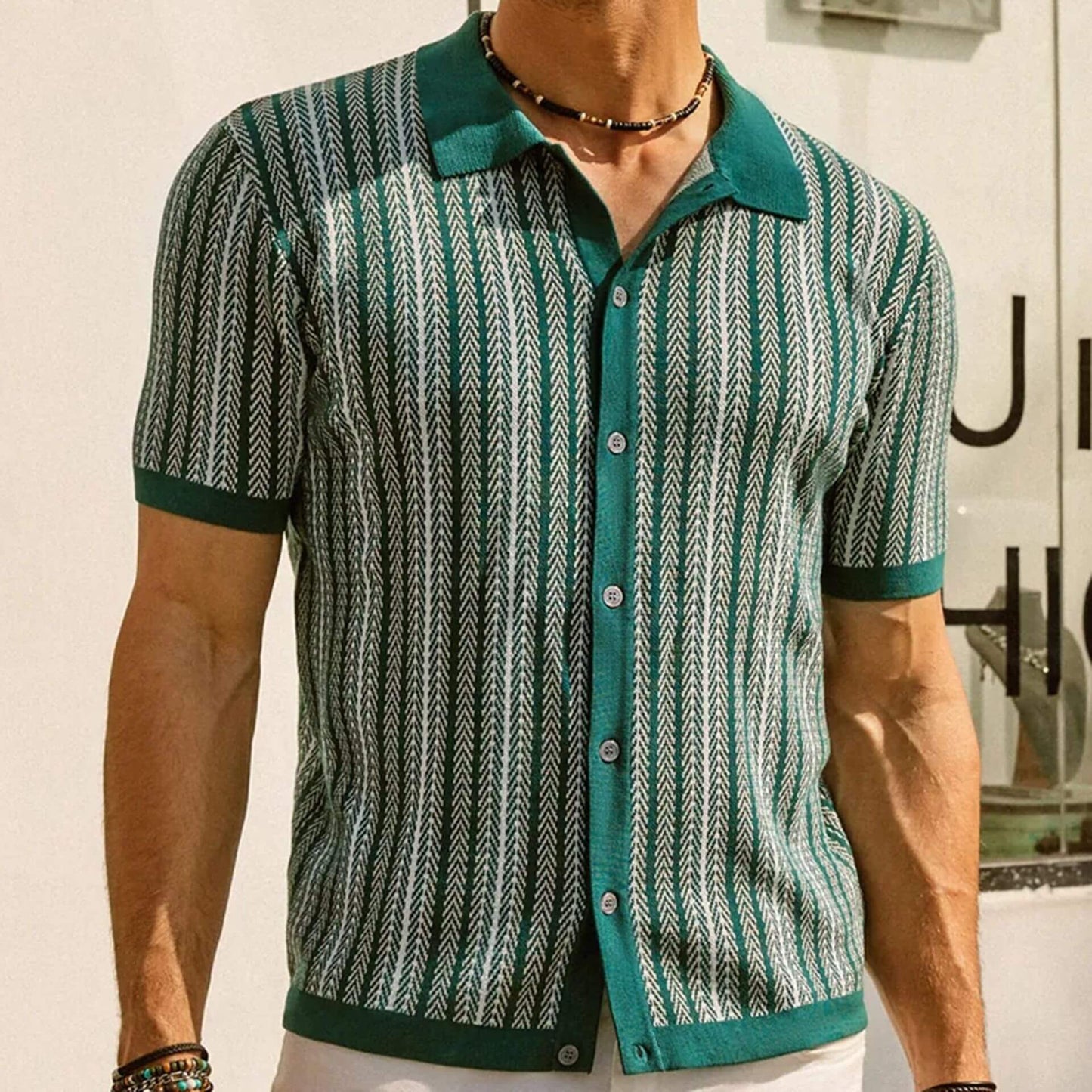 Stylisches Sommerhemd für Herren – Lässiger Retro-Look für warme Tage