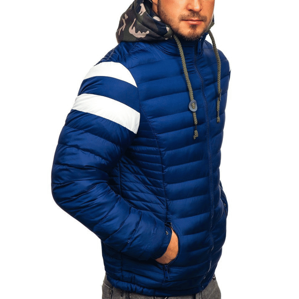 Sportliche Herrenjacke mit Camouflage-Akzent