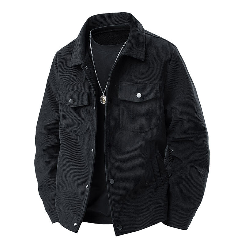 Sommerliche Cord-Hemdjacke für Herren: Lässig & Zeitlos