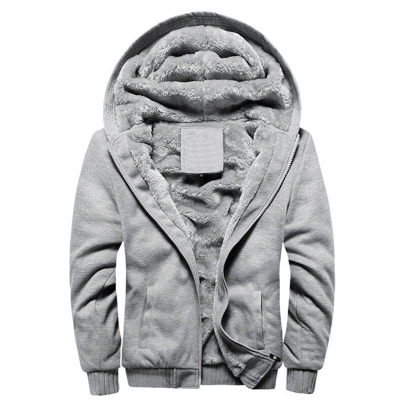 Gemütliche Herrenjacke mit Fleece-Innenfutter
