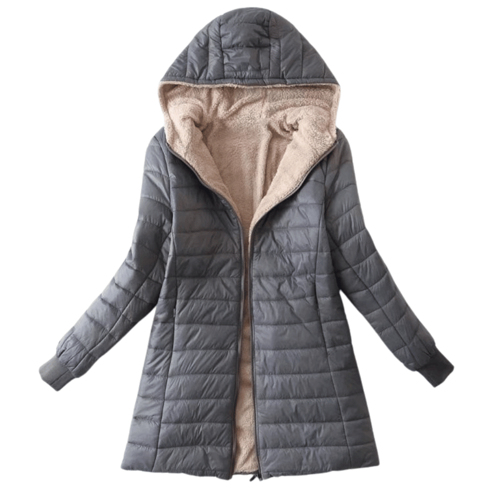 Damen- Steppjacke mit Teddyfutter: Leichtigkeit trifft auf kuscheligen Komfort