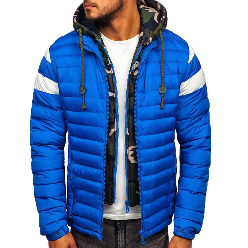 Sportliche Herrenjacke mit Camouflage-Akzent