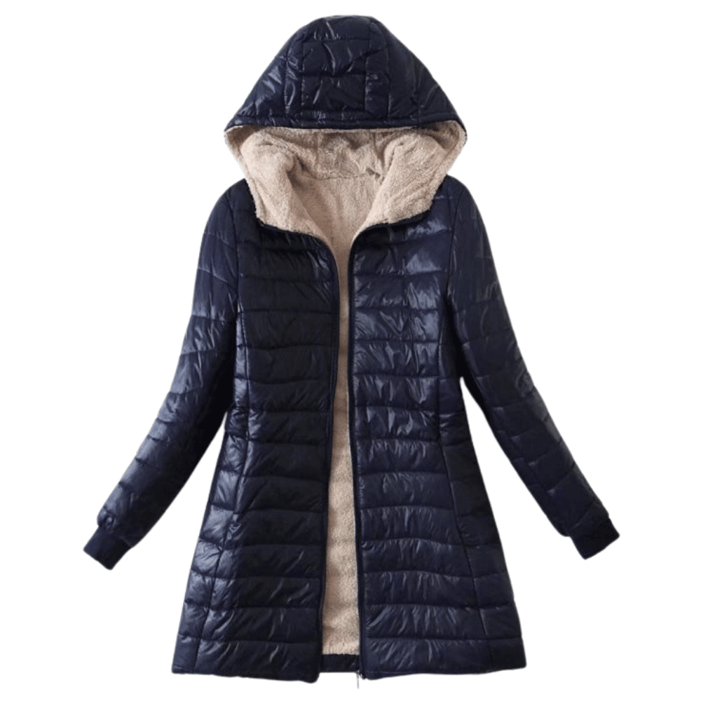 Damen- Steppjacke mit Teddyfutter: Leichtigkeit trifft auf kuscheligen Komfort