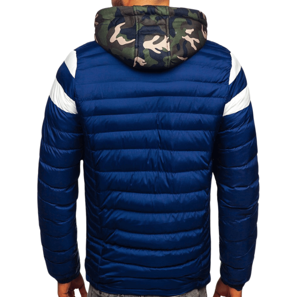 Sportliche Herrenjacke mit Camouflage-Akzent