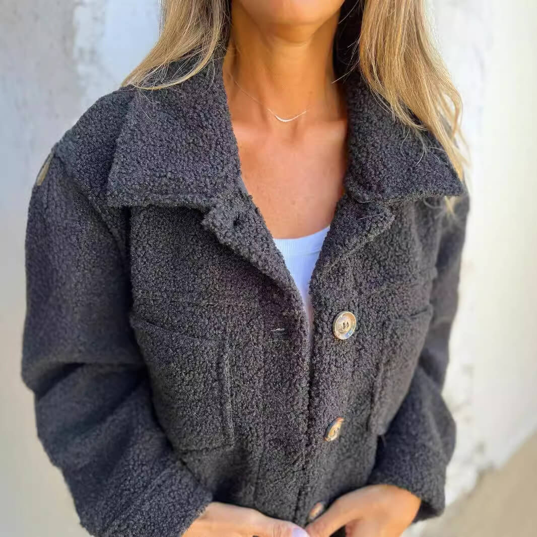 Leichte Teddyjacke für Damen – Perfekt für den Frühling!
