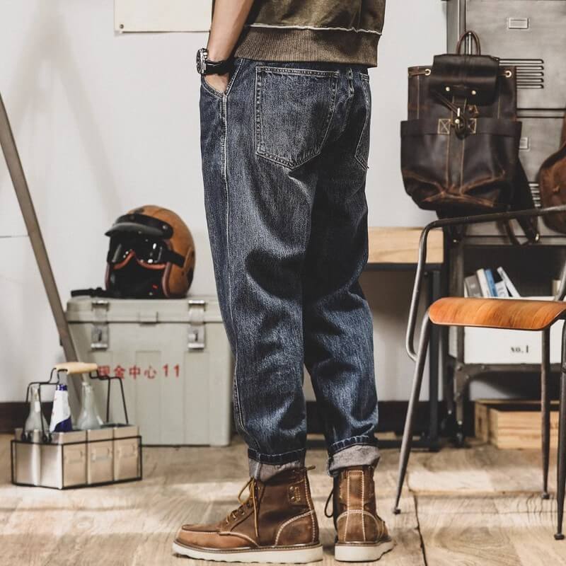 Bequeme Vintage-Jeans für Herren: Lässiger & Robuster Look