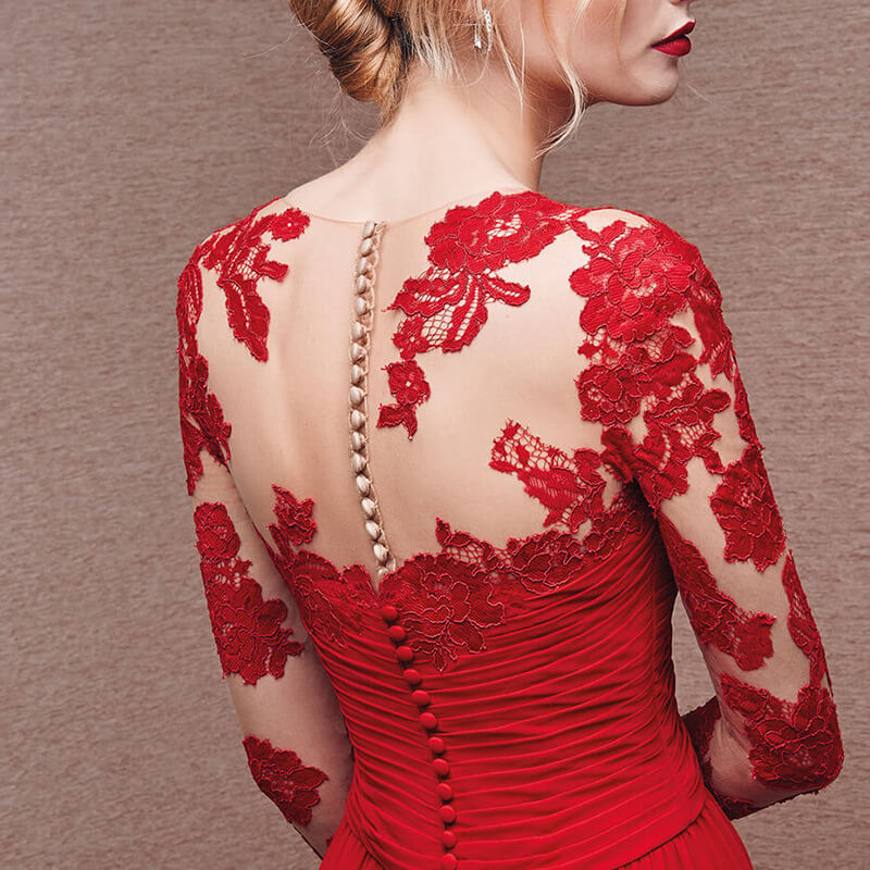 Elegantes Abendkleid für Damen: Zeitlose Schönheit mit Spitze