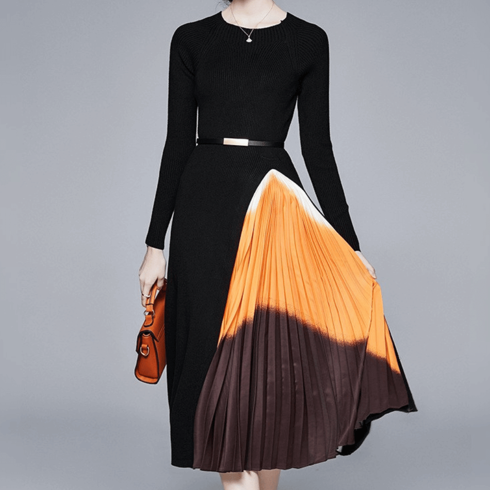 Elegantes Midikleid für Damen: Farbenfroh, bequem & stilvoll