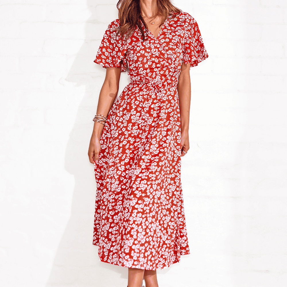 Leichtes Damen Sommerkleid mit Blumenmuster: Feminin & herrlich luftig