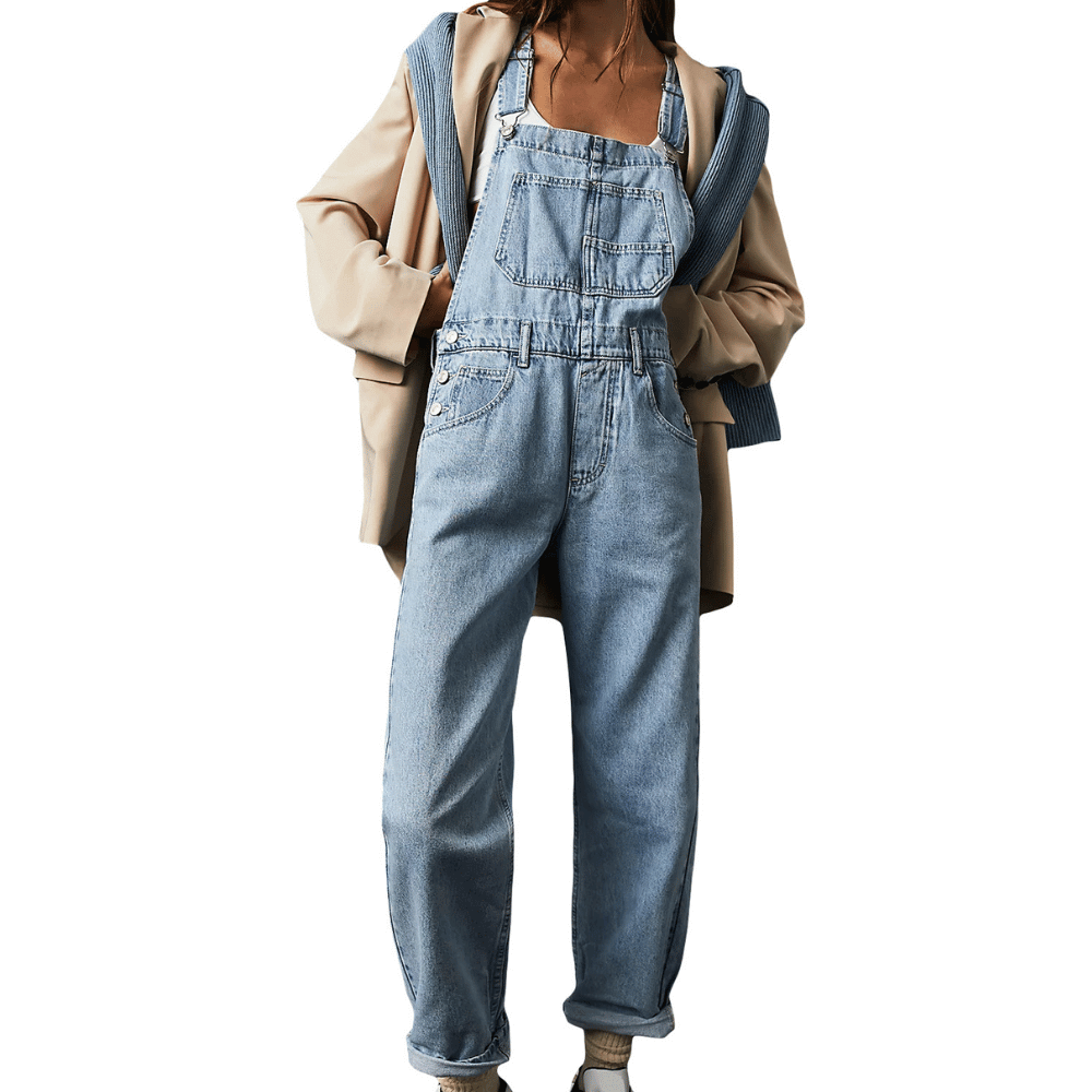 Lässige Jeans-Latzhose für Damen – Dein Allrounder für coole Styles