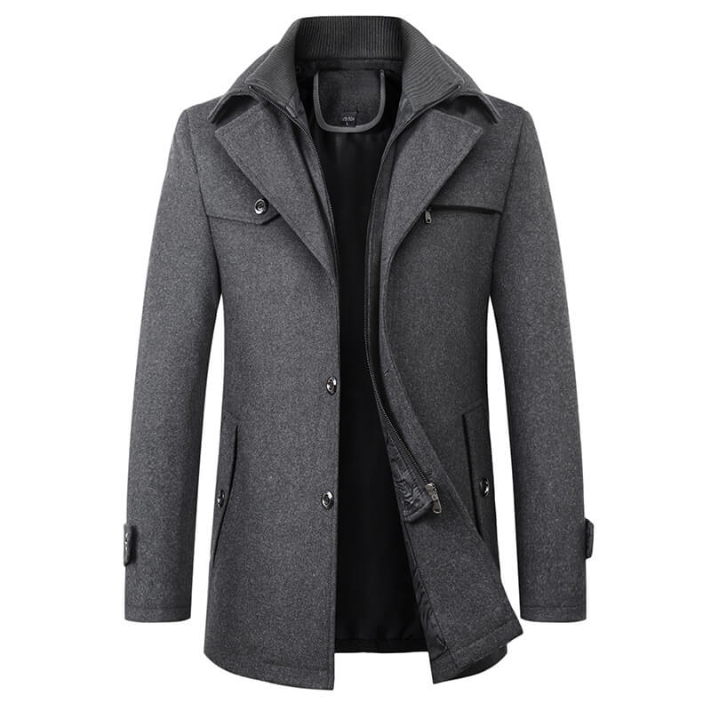 Eleganter Herrenmantel für die Übergangszeit - Schick und bequem