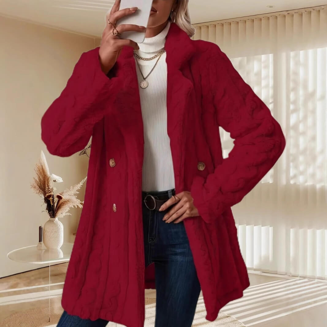 Eleganter Mantel für Damen: Stilvolles Kuschel-Feeling