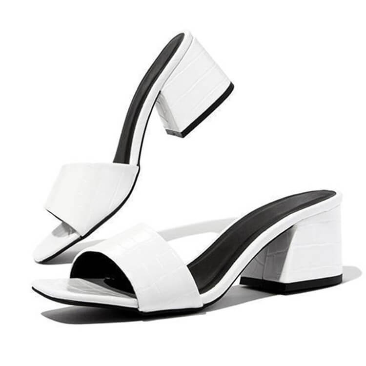 Elegante Damen Mules mit Blockabsatz: Komfort trifft Stil