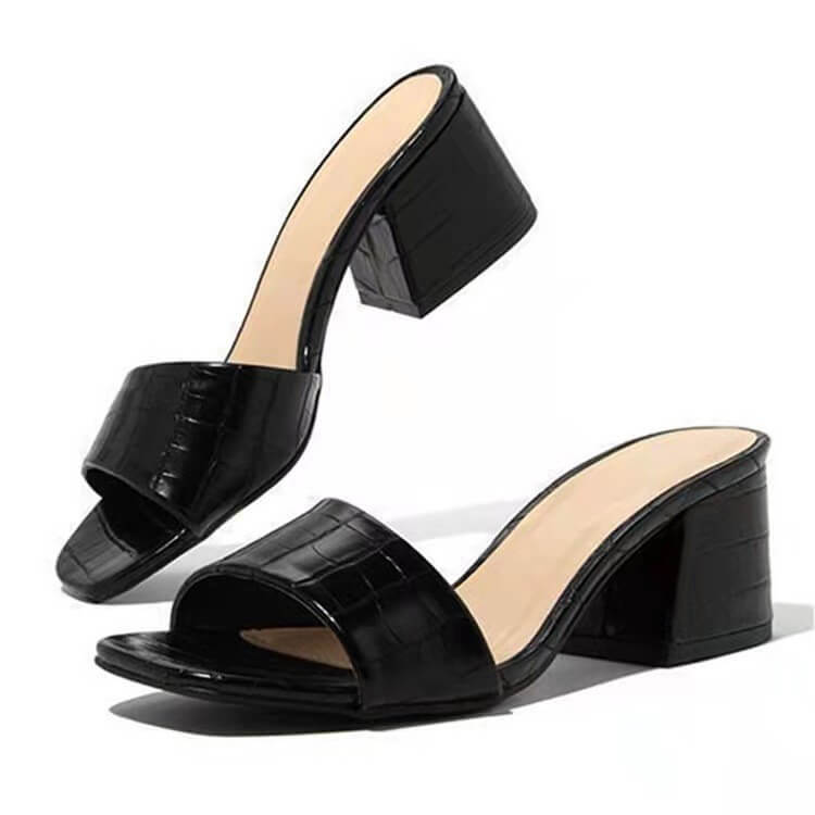 Elegante Damen Mules mit Blockabsatz: Komfort trifft Stil