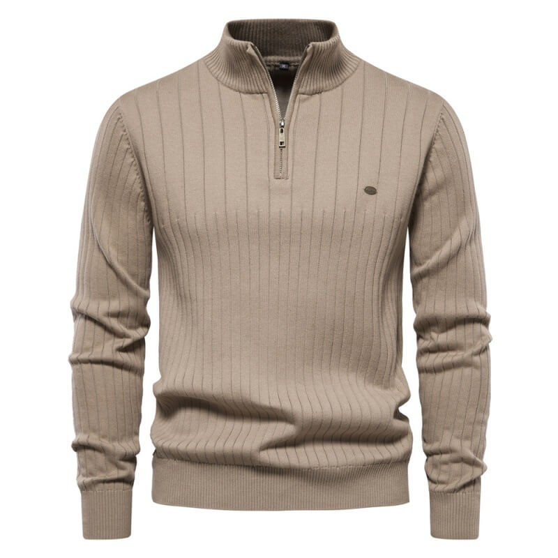 Herrenpullover mit Stehkragen - Klassisch und vielseitig