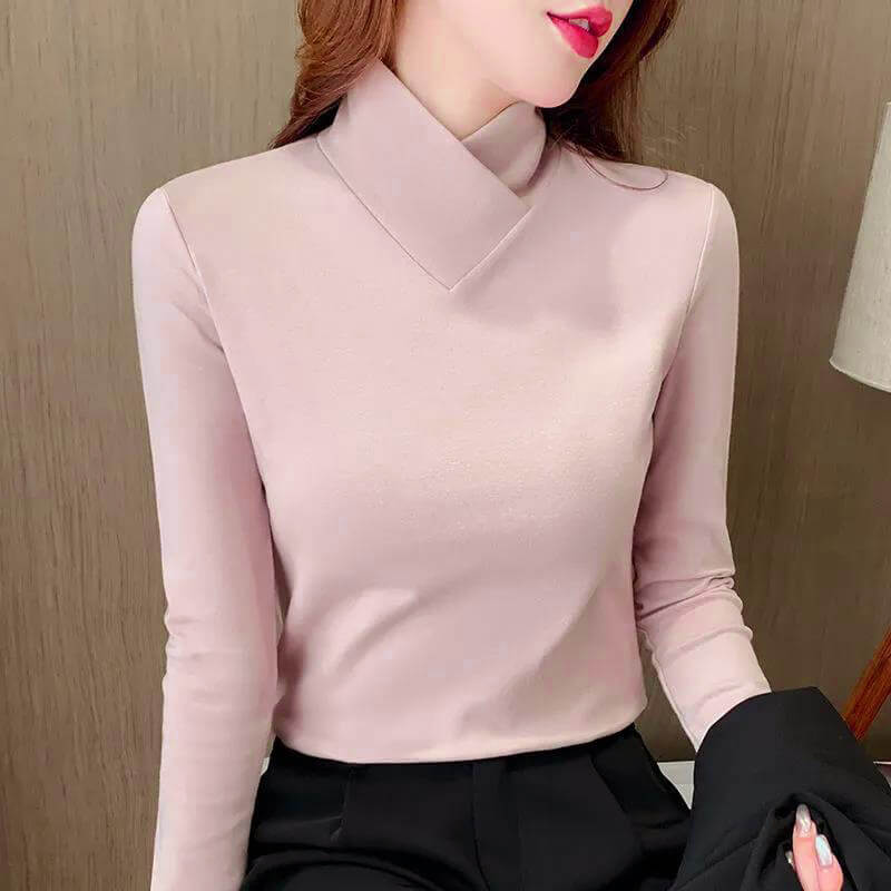 Eleganter Rollkragenpullover für Damen