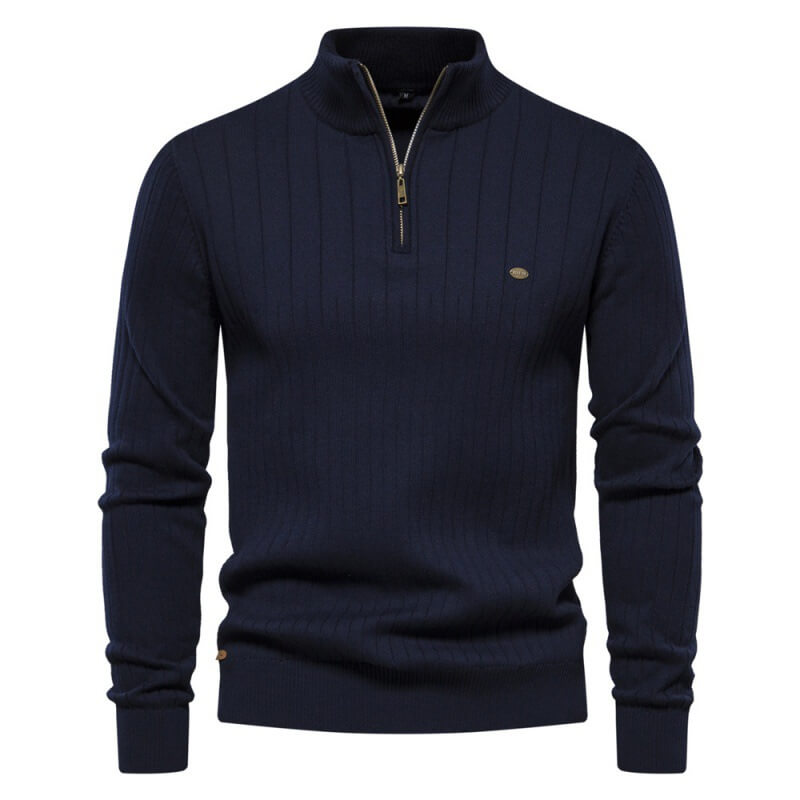 Herrenpullover mit Stehkragen - Klassisch und vielseitig