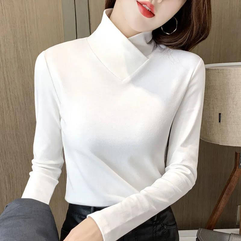 Eleganter Rollkragenpullover für Damen