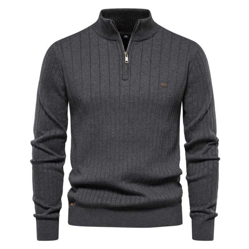 Herrenpullover mit Stehkragen - Klassisch und vielseitig