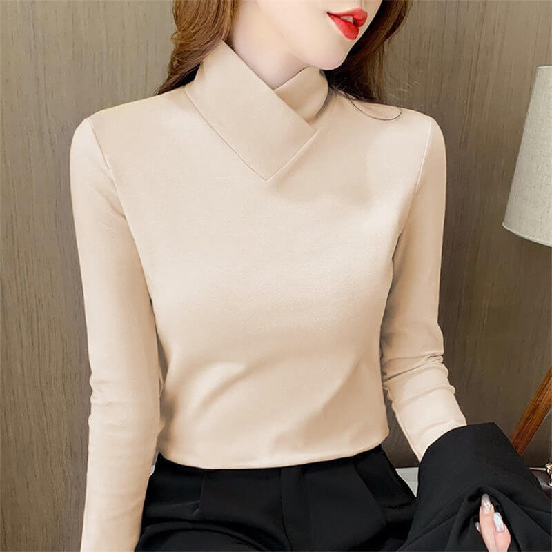 Eleganter Rollkragenpullover für Damen