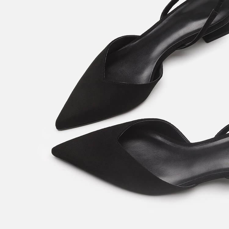 Elegante Damen Slingback-Pumps mit niedrigem Absatz – Stil trifft Komfort