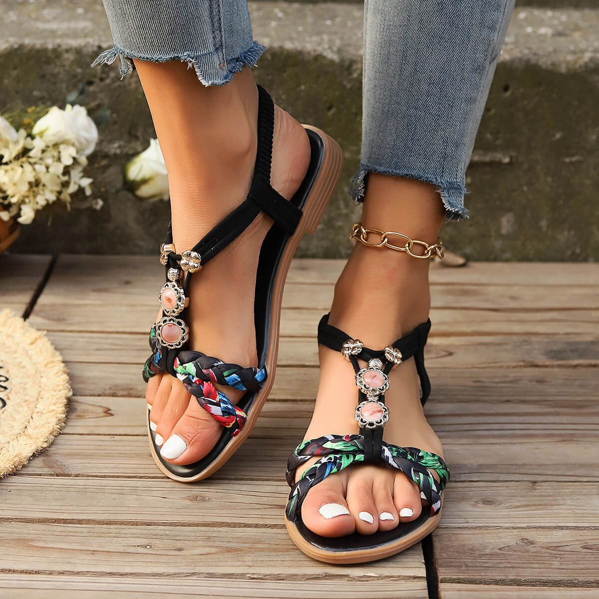 Elegante Boho-Sandalen für Damen – Stilvoll & bequem durch den Sommer