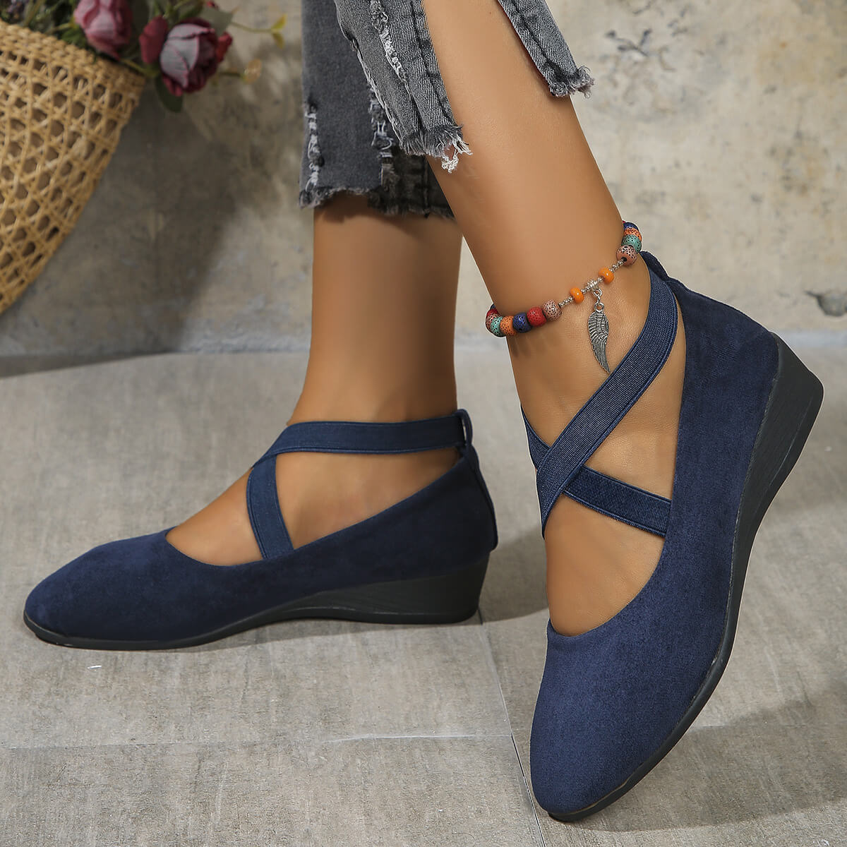 Komfortable Damen Ballerinas mit Keilabsatz: Elegant & Alltagstauglich