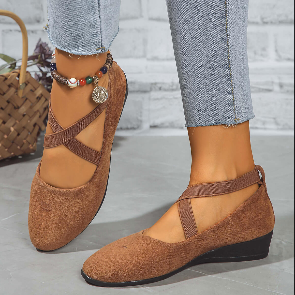 Komfortable Damen Ballerinas mit Keilabsatz: Elegant & Alltagstauglich