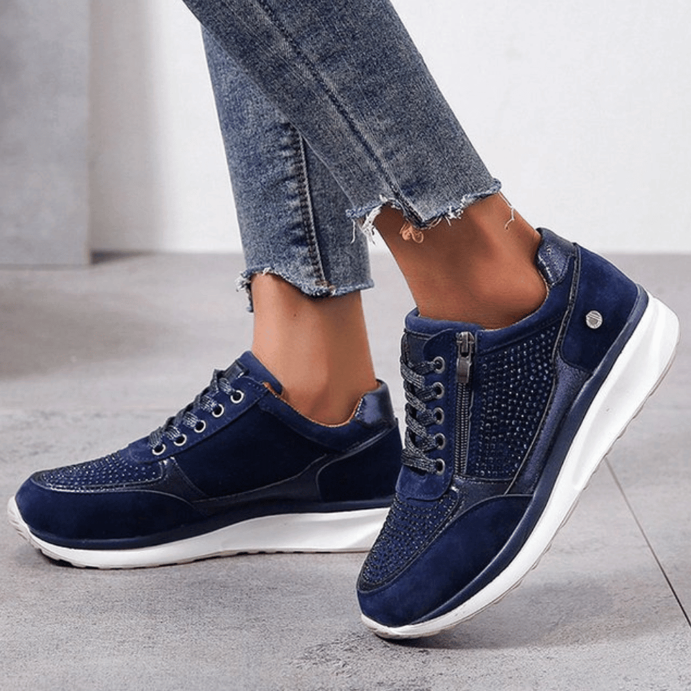 Elegante Damen-Sneaker mit Glitzer – Stylisch & Bequem zugleich
