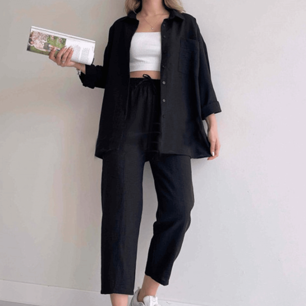 Lässiges zweiteiliges Set für Damen - Ideal für den Frühling