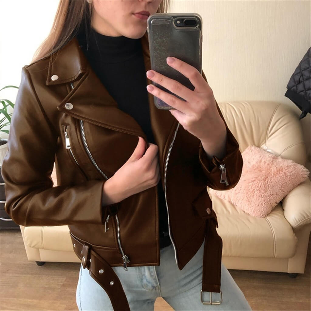 Sabrina - Die elegante und bequeme Lederjacke