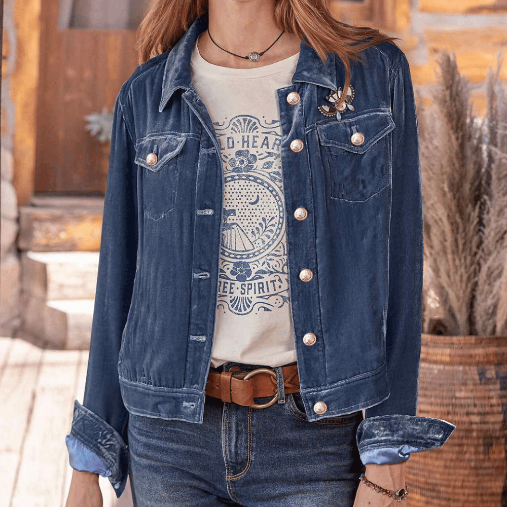 Stylische Jacke für Damen: Vintage-Flair & moderner Chic