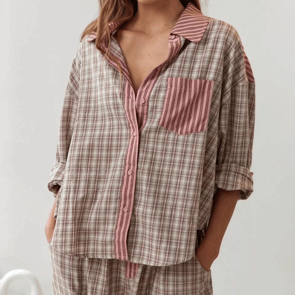 Lässiges Pyjama-Set für Damen – Komfort trifft auf Stil