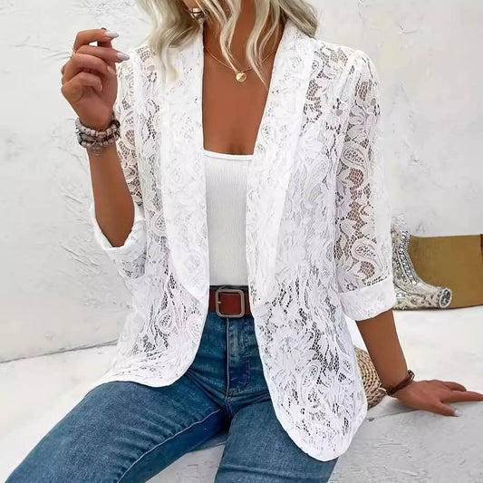 Eleganter Spitzen-Blazer für Damen – Bequem und stilvoll
