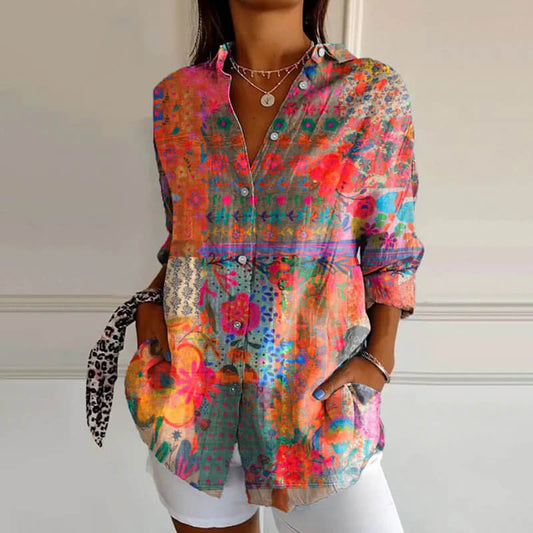 Bunte Bluse für Damen: Kreativ & ausdrucksstark
