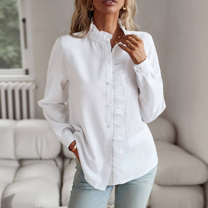 Verspielte Damen Bluse mit Rüschen – Feminin & elegant