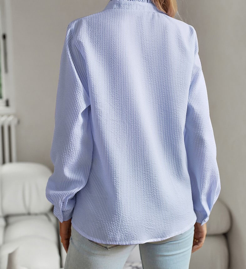 Verspielte Damen Bluse mit Rüschen – Feminin & elegant
