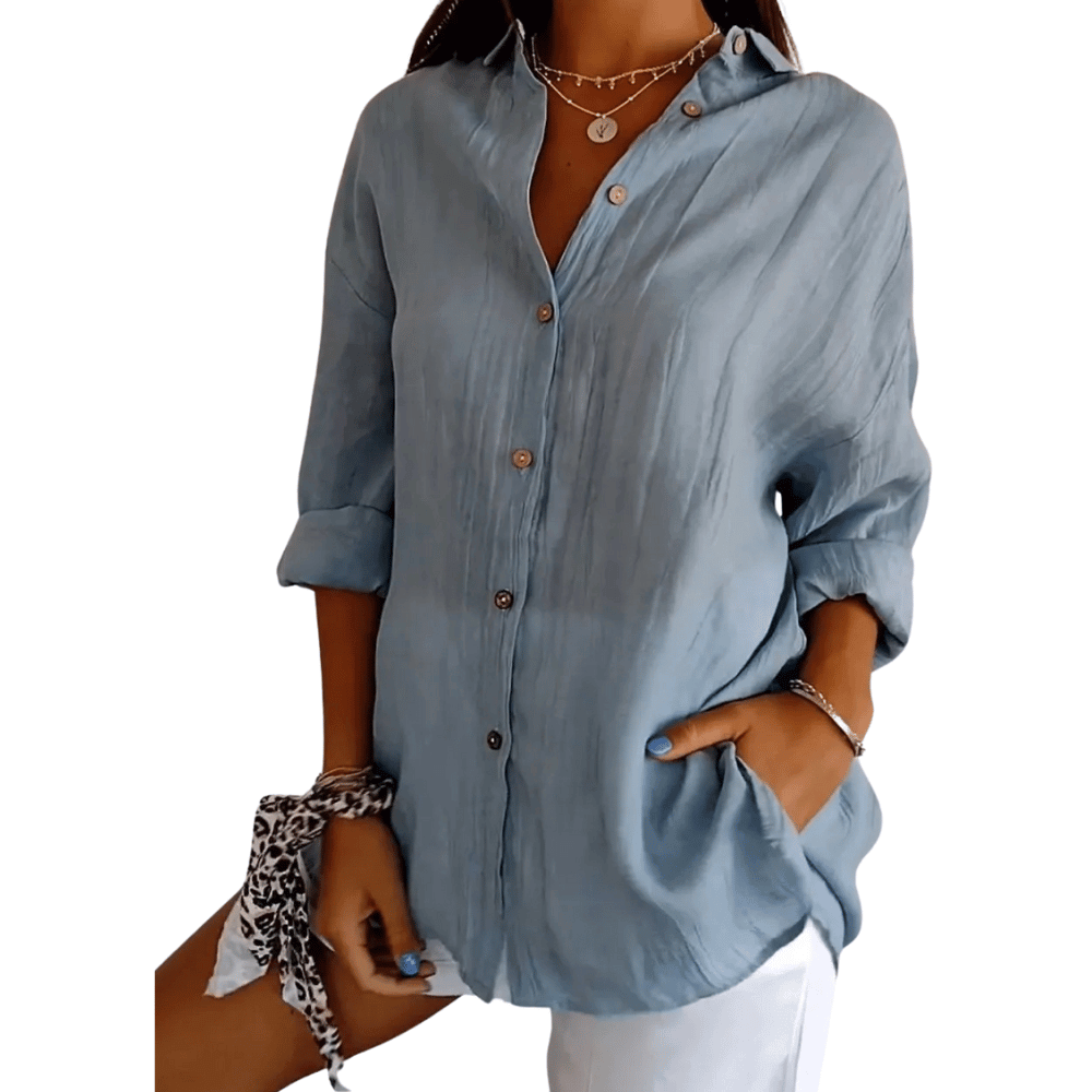 Locker geschnittene Bluse für Damen: Elegant und bequem
