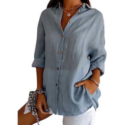 Locker geschnittene Bluse für Damen: Elegant und bequem