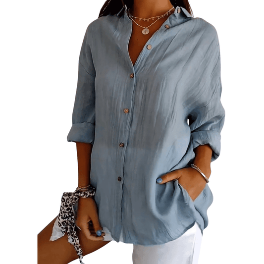 Locker geschnittene Bluse für Damen: Elegant und bequem