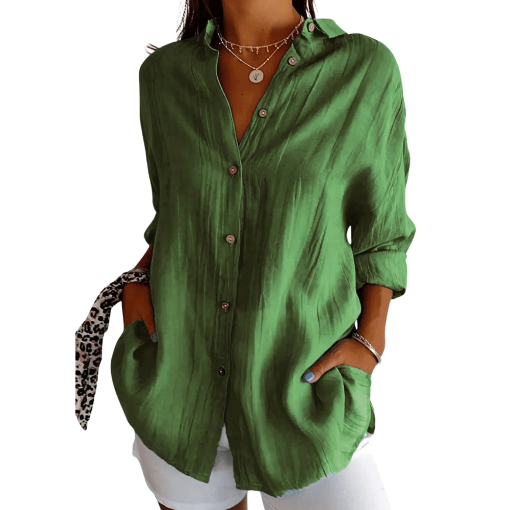 Locker geschnittene Bluse für Damen: Elegant und bequem